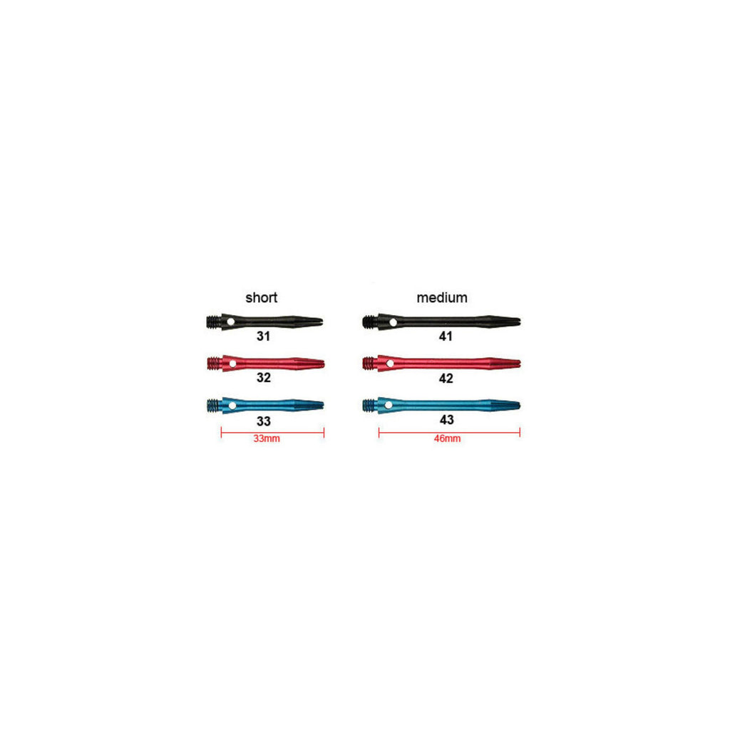 Harrows Alu Colour Shafts – Dart Shafts (3er Set)