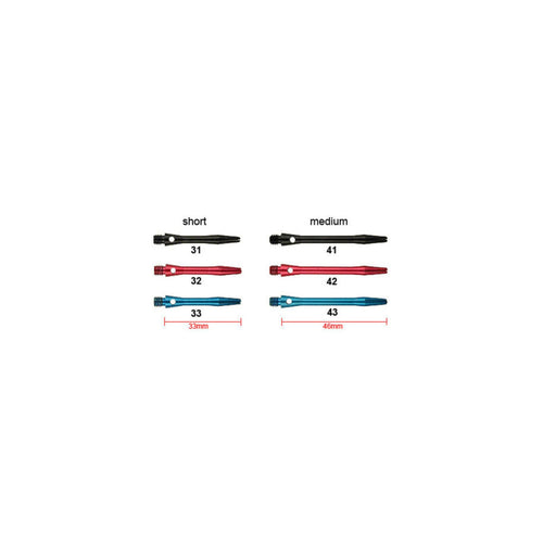 Harrows Alu Colour Shafts – Dart Shafts (3er Set)
