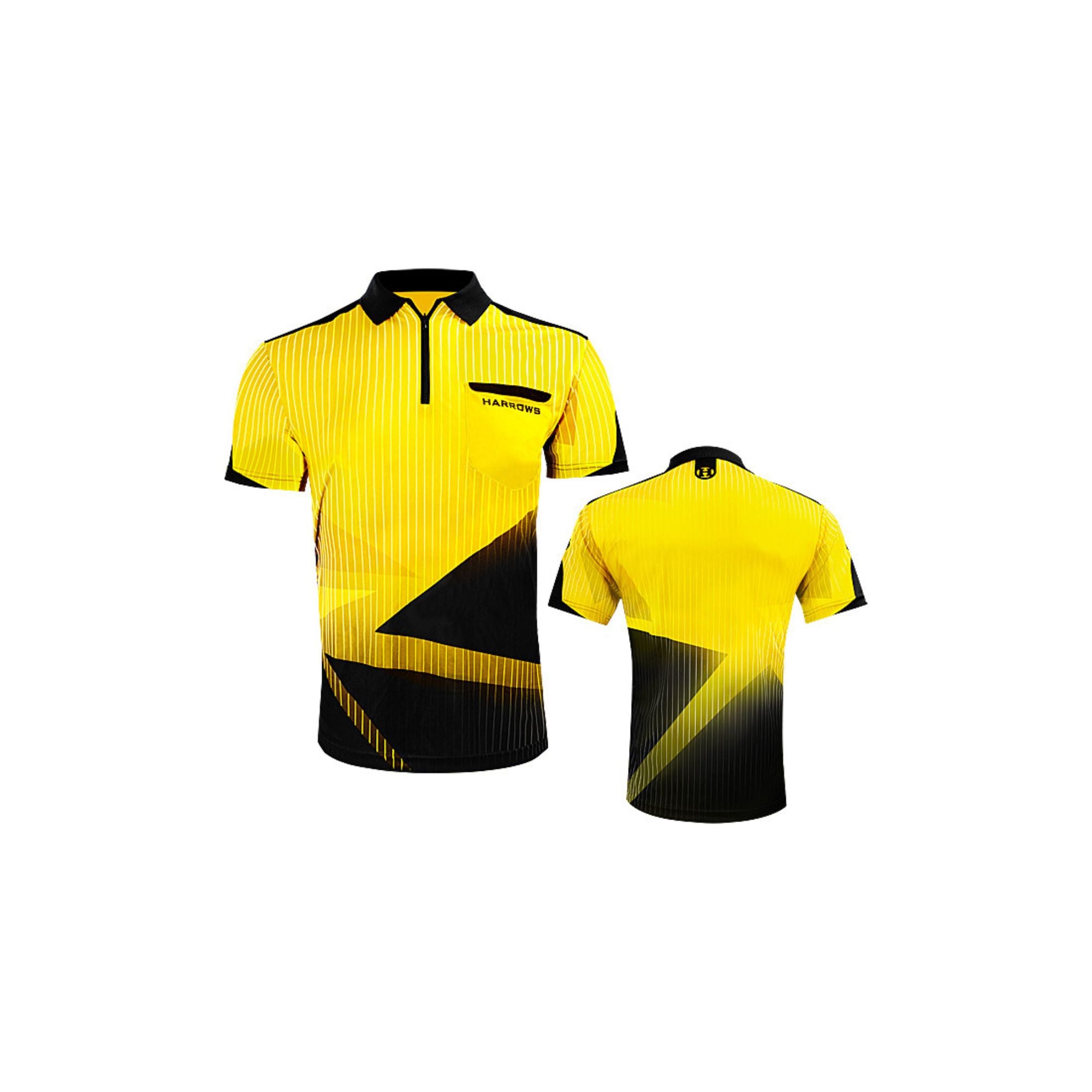 Harrows Shard Shirt Yellow – Dartshirt / Dart-Bekleidung