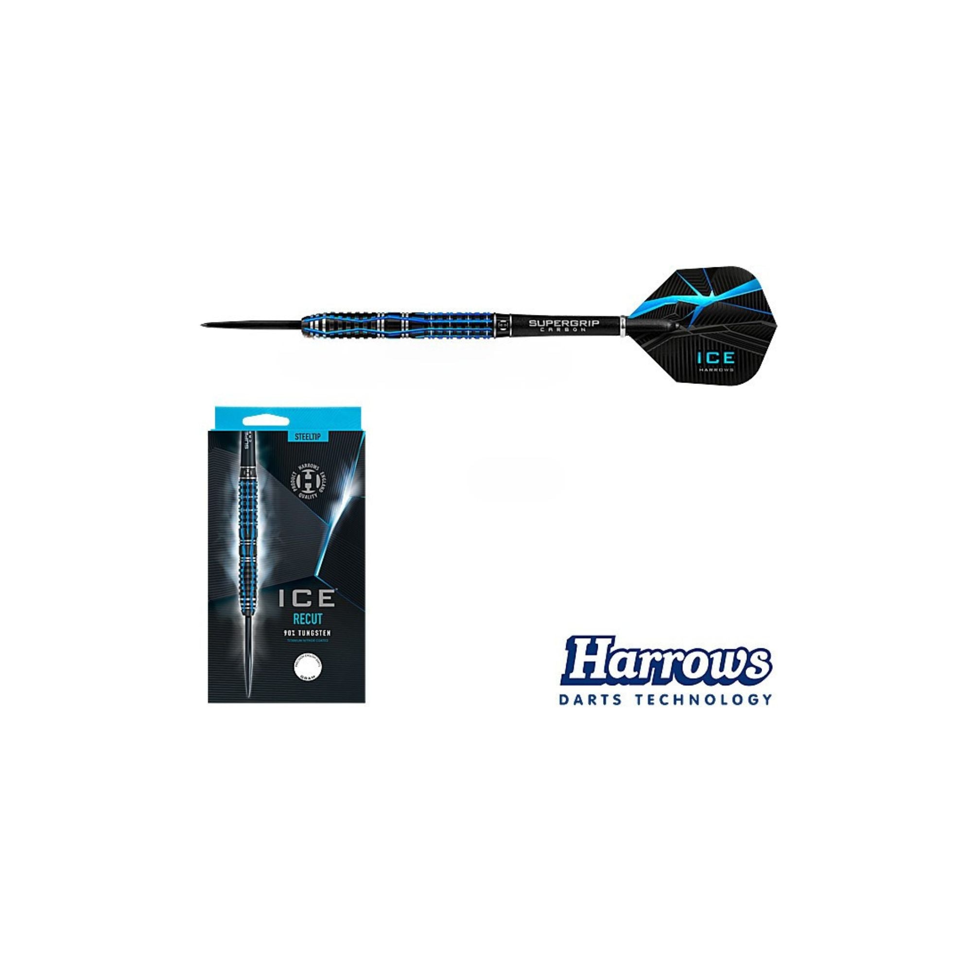 Harrows ICE Recut – Steeldarts, 90 % Tungsten Dartpfeile