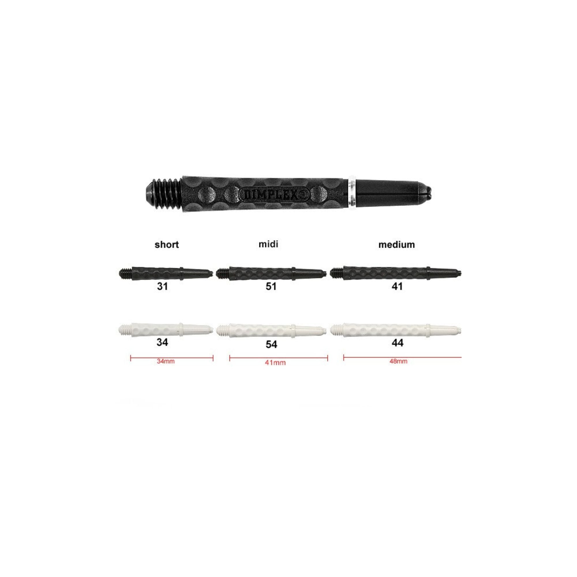 Harrows Dimplex Shafts – Dart Shafts (3er Set)