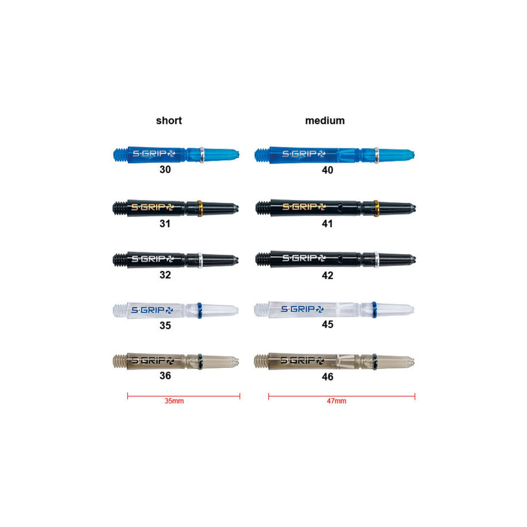 Harrows Supergrip Spin Shafts – Dart Shafts (3er Set)