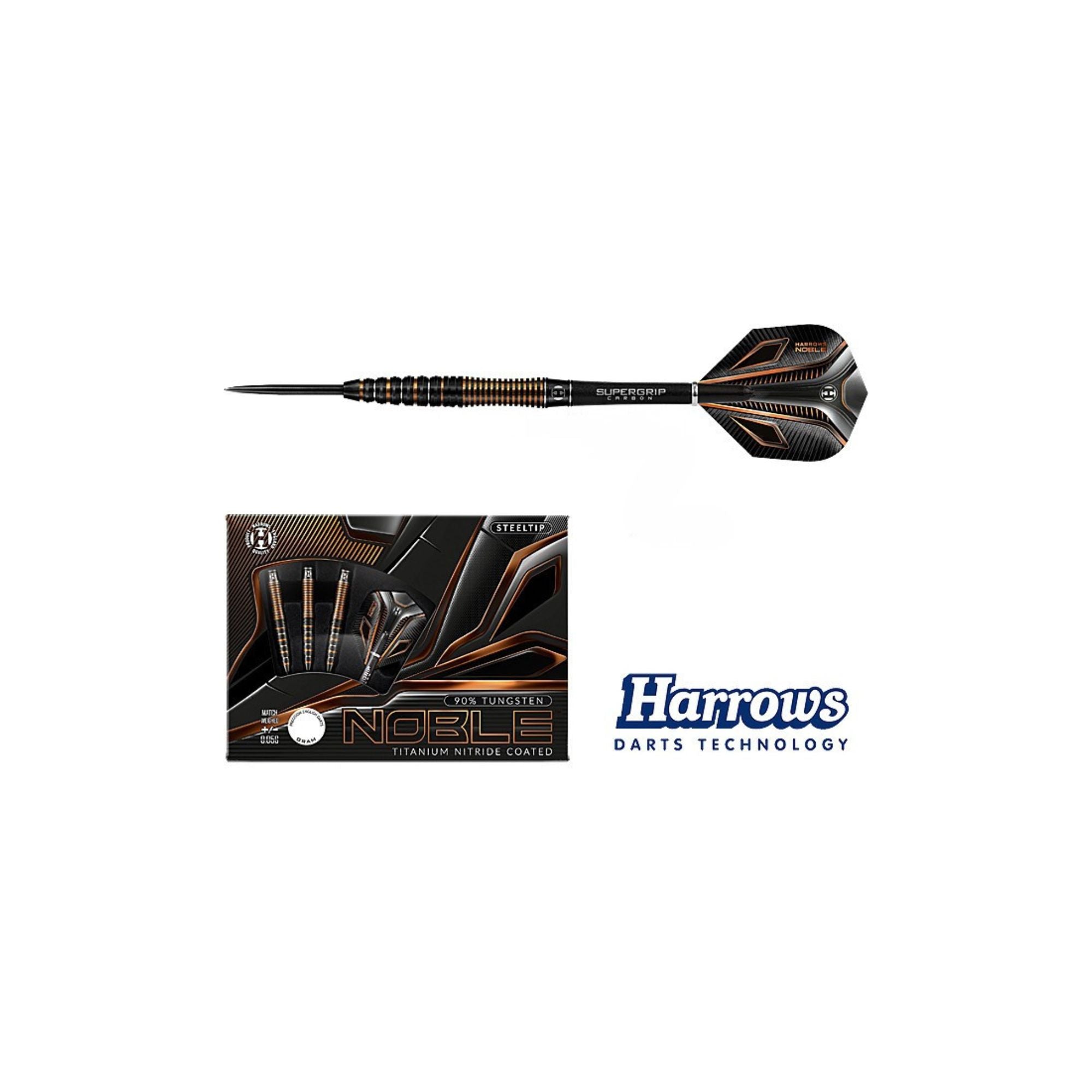 Harrows Noble 90 – Steeldarts, 90 % Tungsten Dartpfeile