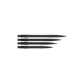 Harrows HM Grip Black Quick Point – Wechselspitzen für Steeldarts (3er Set)