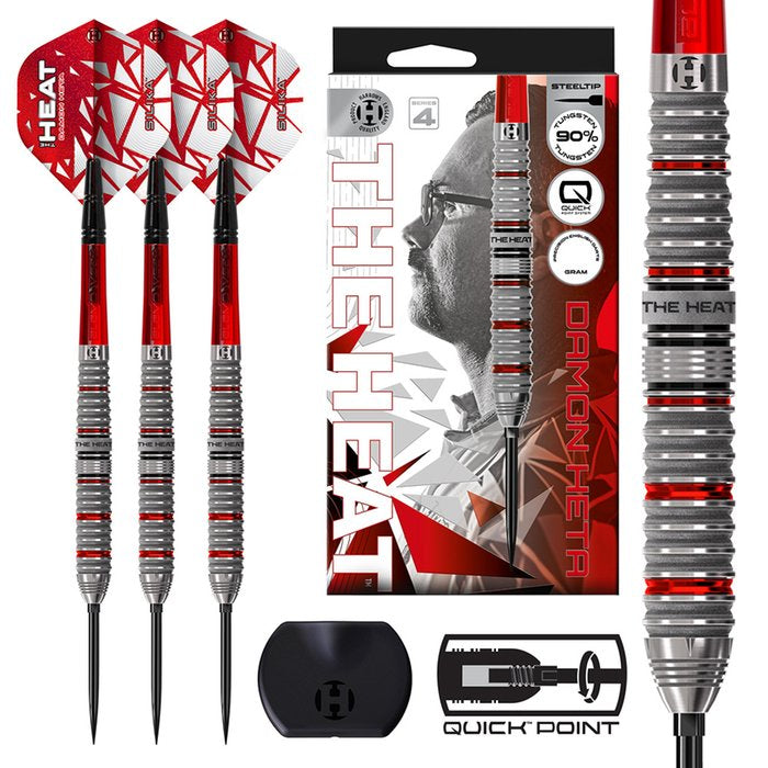 Harrows Damon Heta Series 4 Steeldarts – 90 % Tungsten – Quick Point